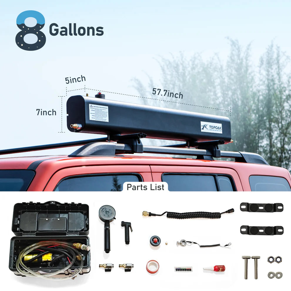 Roof Rack Water Tank