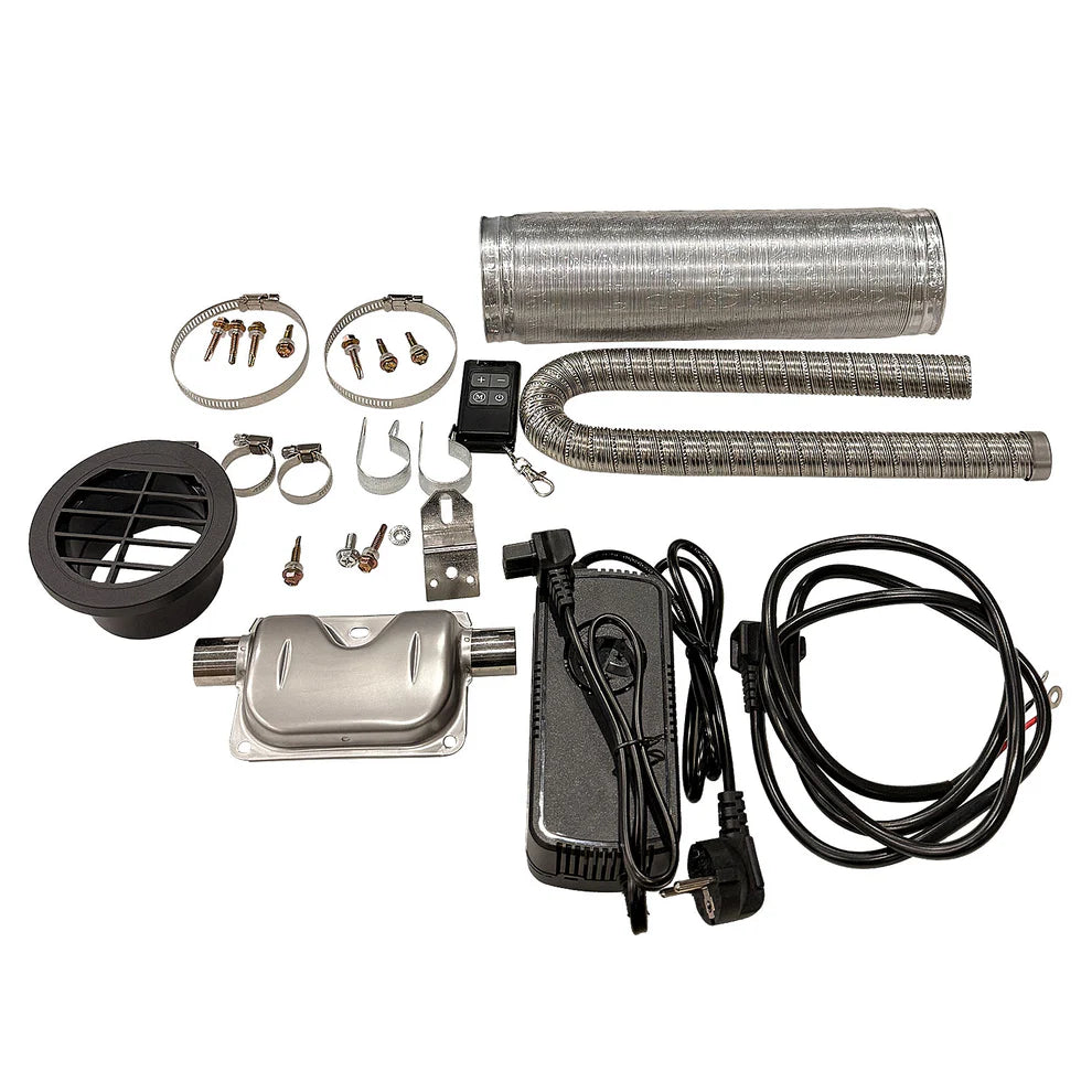 5KW All-in-One Diesel Heater w/ Tank, 110V/12V/24V