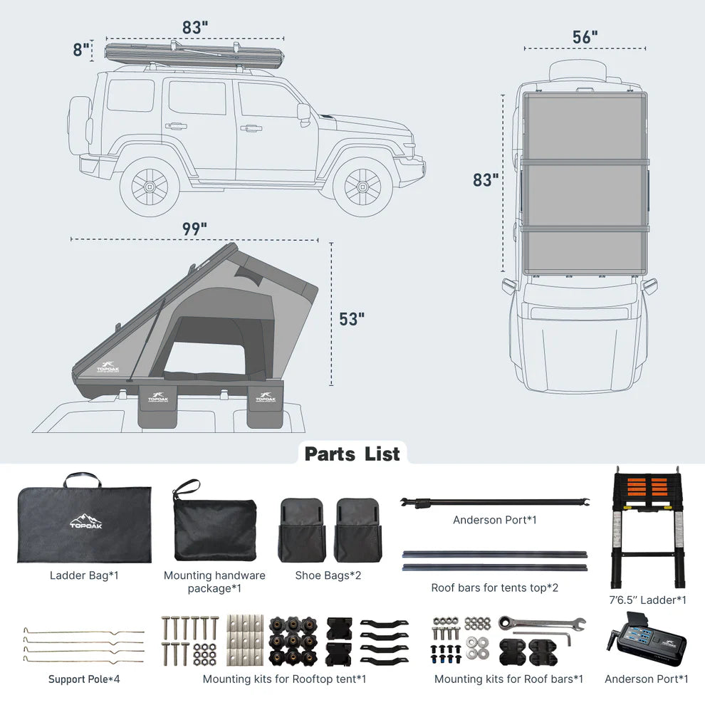 Stellar (Galaxy 2.0) Rooftop Tent