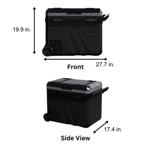 B-COOL Camper Cooler, 12V & 24V DC Portable Fridge & Freezer
